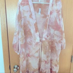 Maurices NWT Kimono with tie cinch waist